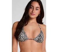 Hunkemöller Haut de Bikini Triangle Léopard Noir