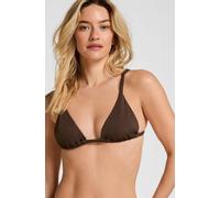 Hunkemöller Haut de bikini triangle Riva Marron L
