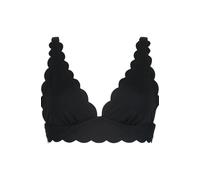 Hunkemöller Haut de bikini Triangle Scallop Noir S