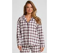 Hunkemöller Haut de Pyjama Flanel Blanc L