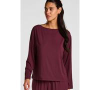 Hunkemöller Haut de Pyjama Manches Longues Jersey Violet 2XL