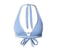 Hunkemöller Hauts de bikini 'Joburg Ha' bleu fumé / blanc, Taille 90