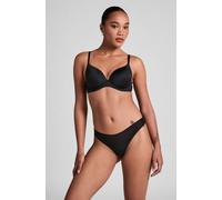 Hunkemöller Invisible string Stripe mesh Noir S