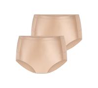 Hunkemöller Lot de 2 slips lissants - Niveau 1, Rugby Tan, X-Large