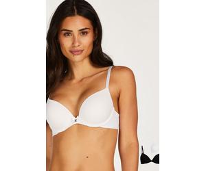 Hunkemöller Lot de 2 Soutiens-gorge à armatures préformés Noir 95D