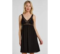 Hunkemöller Nuisette en Jersey avec Dentelle Noir S