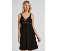 Hunkemöller Nuisette en Jersey avec Dentelle Noir XS