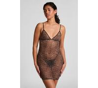 Hunkemöller Nuisette en maille léopard Noir L