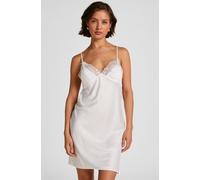 Hunkemöller Nuisette en satin Peonie Blanc L