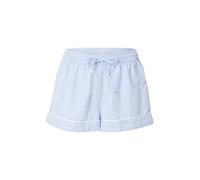 Hunkemöller Pantalon de pyjama bleu clair / blanc, Taille L