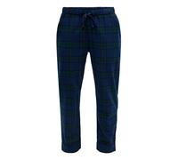 Hunkemöller Pantalon de pyjama bleu marine / bleu foncé / vert foncé / blanc cassé, Taille L