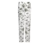 Hunkemöller Pantalon de pyjama 'Storylover' vert foncé / blanc naturel, Taille M