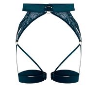 Hunkemöller Porte-jarretelles bleu cyan, Taille L