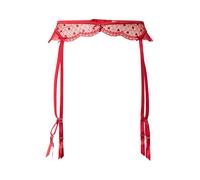 Hunkemöller Porte-jarretelles 'Cordelie' rouge, Taille M
