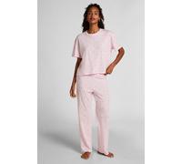 Hunkemöller Pyjama en coton imprimé Rose L