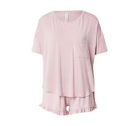 Hunkemöller Pyjama rose / blanc, Taille L