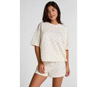 Hunkemöller Pyjama Set Cotton Jersey Short Blanc M