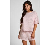 Hunkemöller Pyjama Set Cotton Jersey Short Rose XL
