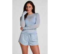 Hunkemöller Satin Shorts Ayla Bleu M