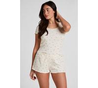 Hunkemöller Short de Pyjama Daisy Blanc L