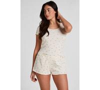 Hunkemöller Short de Pyjama Daisy Blanc XL
