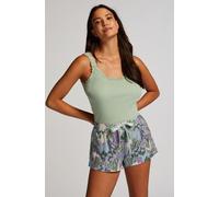 Hunkemöller Short de pyjama Jersey Lace Vert M