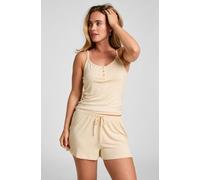 Hunkemöller Short de Pyjama Rayé Jersey Jaune XS