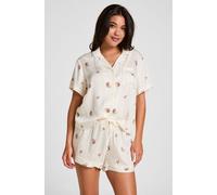 Hunkemöller Short de pyjama Satin Blanc XL