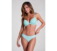 Hunkemöller Slip brésilien iInvisible Lace Back Bleu XS