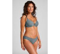 Hunkemöller Slip brésilien invisible Stripe mesh Bleu 2XL