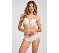 Hunkemöller Slip brésilien Marine Blanc 2XL