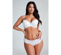 Hunkemöller Slip brésilien Marine Blanc L