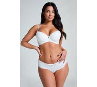 Hunkemöller Slip brésilien Marine Blanc XS