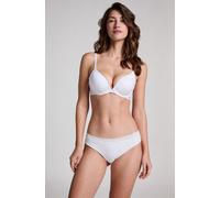Hunkemöller Slip brésilien Mesh Blanc XL