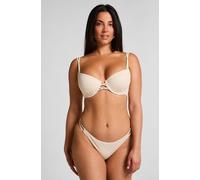 Hunkemöller Slip de Bikini Crochet Blanc L