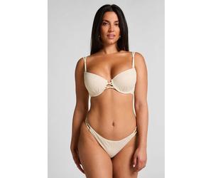 Hunkemöller Slip de Bikini Crochet Blanc XS