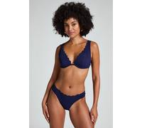 Hunkemöller Slip de Bikini Rio Scallop Bleu M