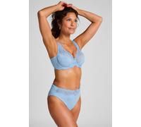 Hunkemöller Slip taille haute Diva Bleu L