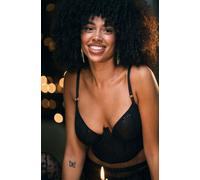 Hunkemöller Soutien-gorge à armatures non-rembourré longline Elle Noir 95B