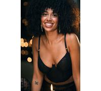 Hunkemöller Soutien-gorge à armatures non-rembourré longline Elle Noir 95D