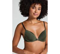 Hunkemöller Soutien-gorge à armatures préformé Plunge, Bleu foncé, 75C