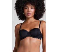 Hunkemöller Soutien-gorge à armatures préformé sans bretelles Angie Noir 90F