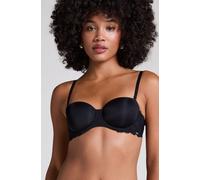 Hunkemöller Soutien-gorge à armatures préformé sans bretelles Angie Noir 95B