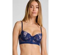 Hunkemöller Soutien-gorge à armatures rembourré longline Lou Bleu 100D