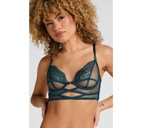 Hunkemöller Soutien-Gorge Longline Amel à Armatures Sans Rembourrage Bleu 85D