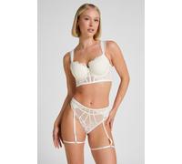 Hunkemöller String avec porte-jarretelles Withney Blanc L