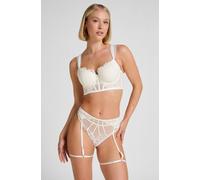 Hunkemöller String avec porte-jarretelles Withney Blanc XL