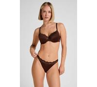 Hunkemöller String Lace & Shine Marron S