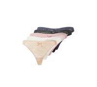 Hunkemöller String 'Sully' beige / bleu marine / rose / noir / blanc, Taille XL