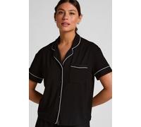 Hunkemöller Veste à manches courtes en jersey Essential Noir S